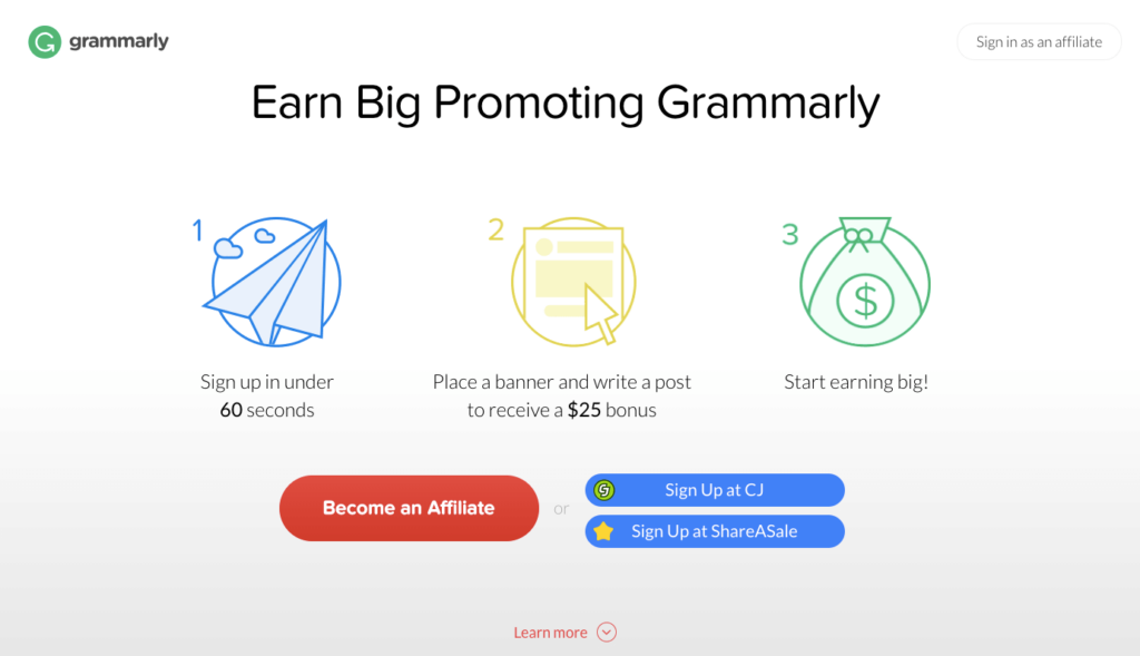 grammarly affiliate program