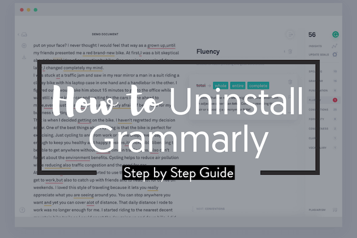 grammarly uninstall