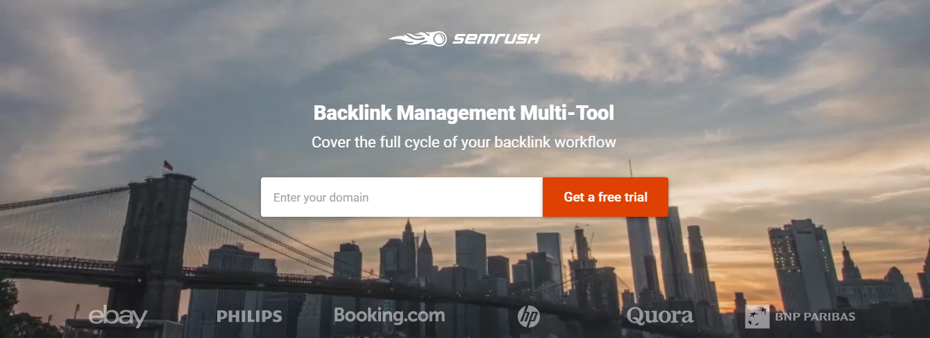 semrush backlink management tool